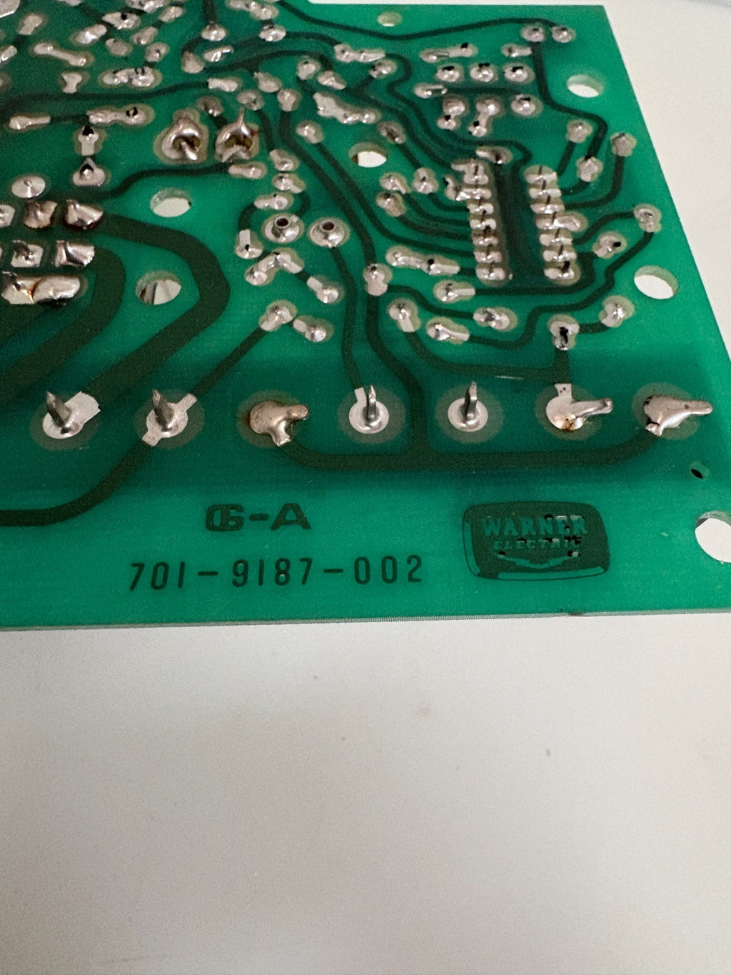 WARNER ELECTRIC PHOTO SCANNER PLC CIRCUIT BOARD 701-9187-0022