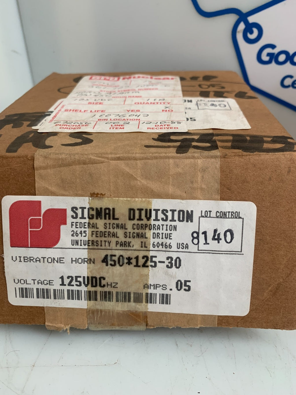 SIGNAL DIVISION   Vibration Horn  450-125-302