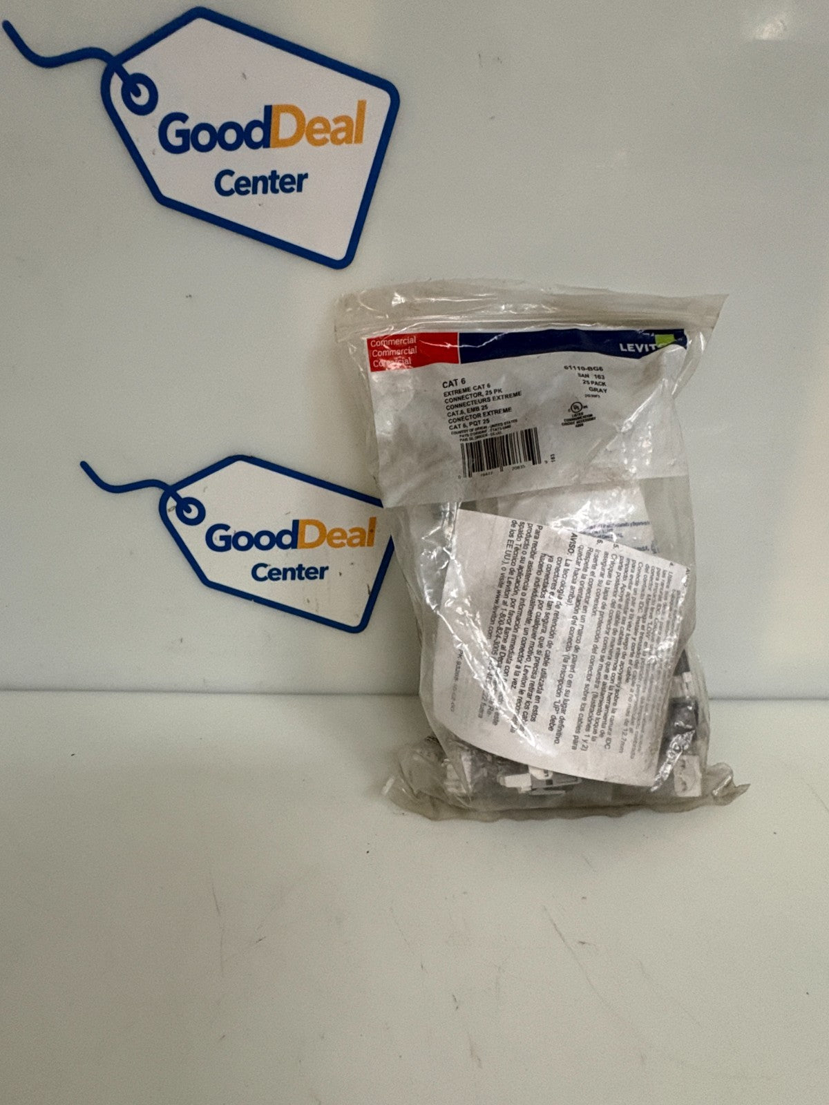 LEVITON EXTREME CAT 6 CONNECTOR 61110-BG6 BAG OF 250