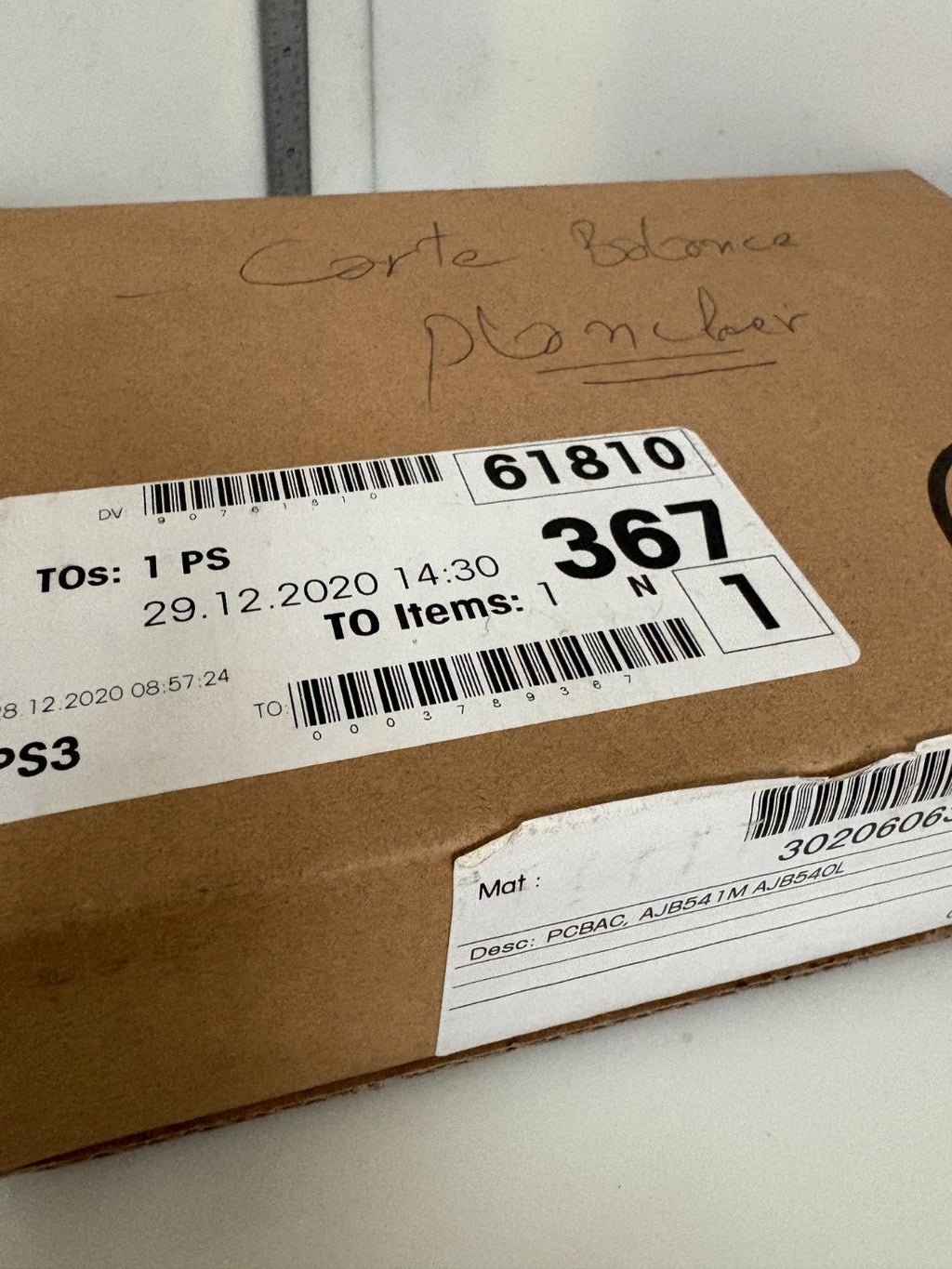 METLER TOLEDO CIRCUIT CONTROL BOARD FOR PCBAC-AJB541M-AJB540L
