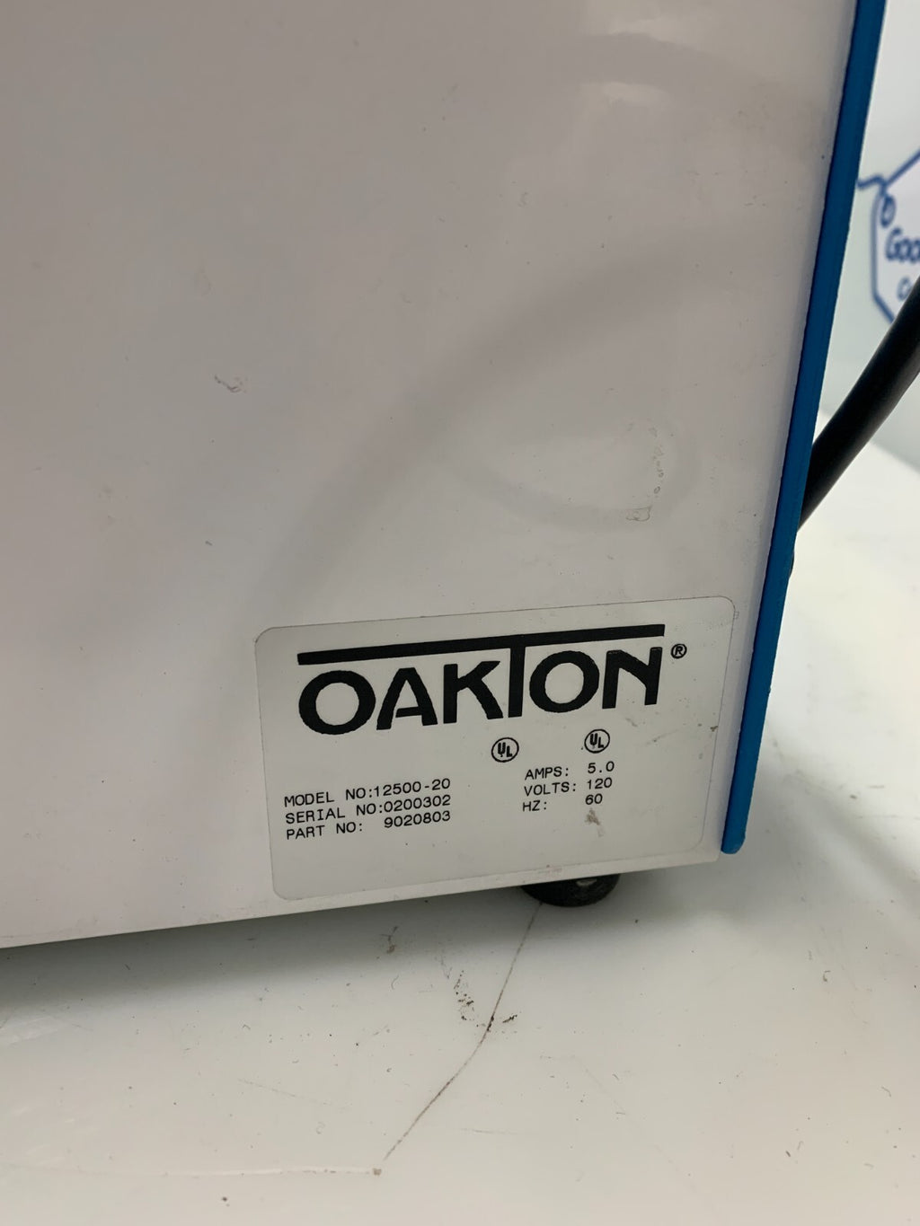 OAKTON Stabletemp 12500-20 Water Bath 120V