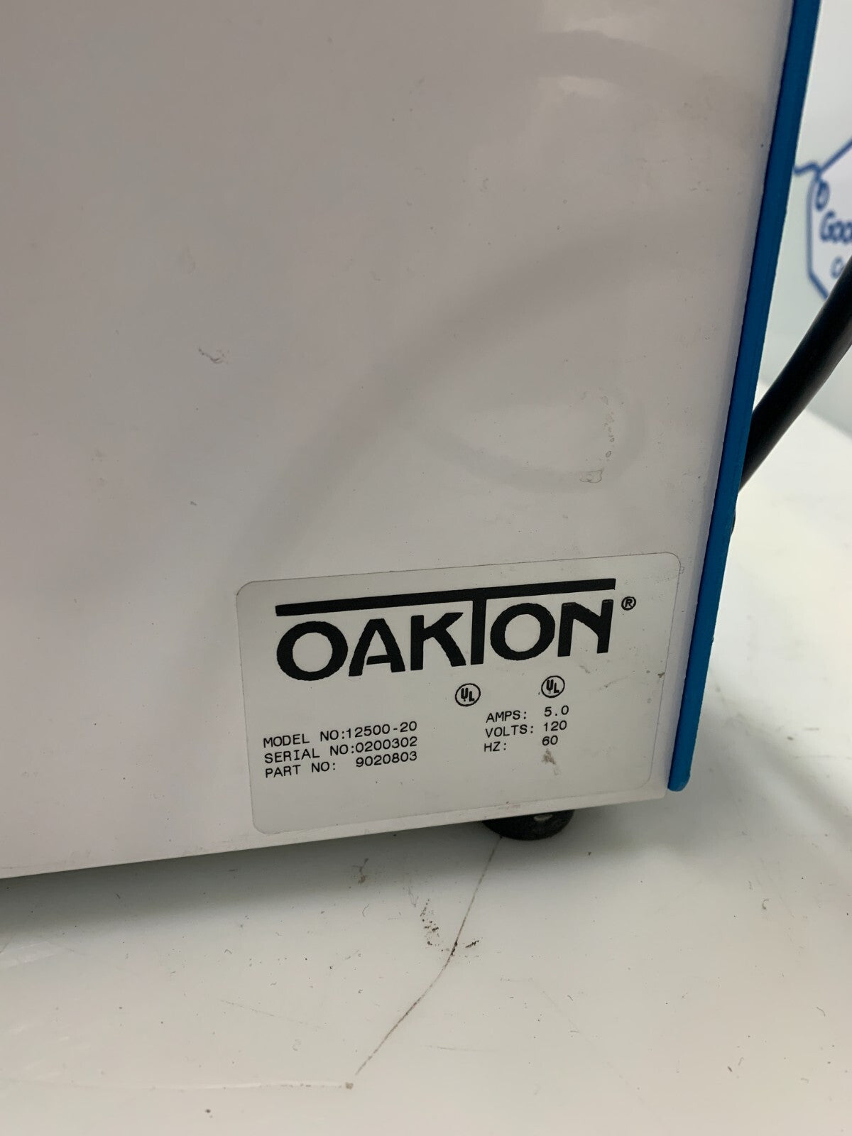 OAKTON Stabletemp 12500-20 Water Bath 120V