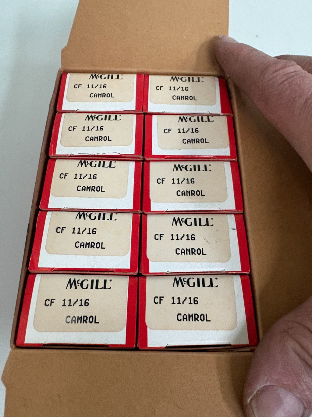 MCGILL STUD CAM FOLLOWER CF-11/16-S BOX OF 10