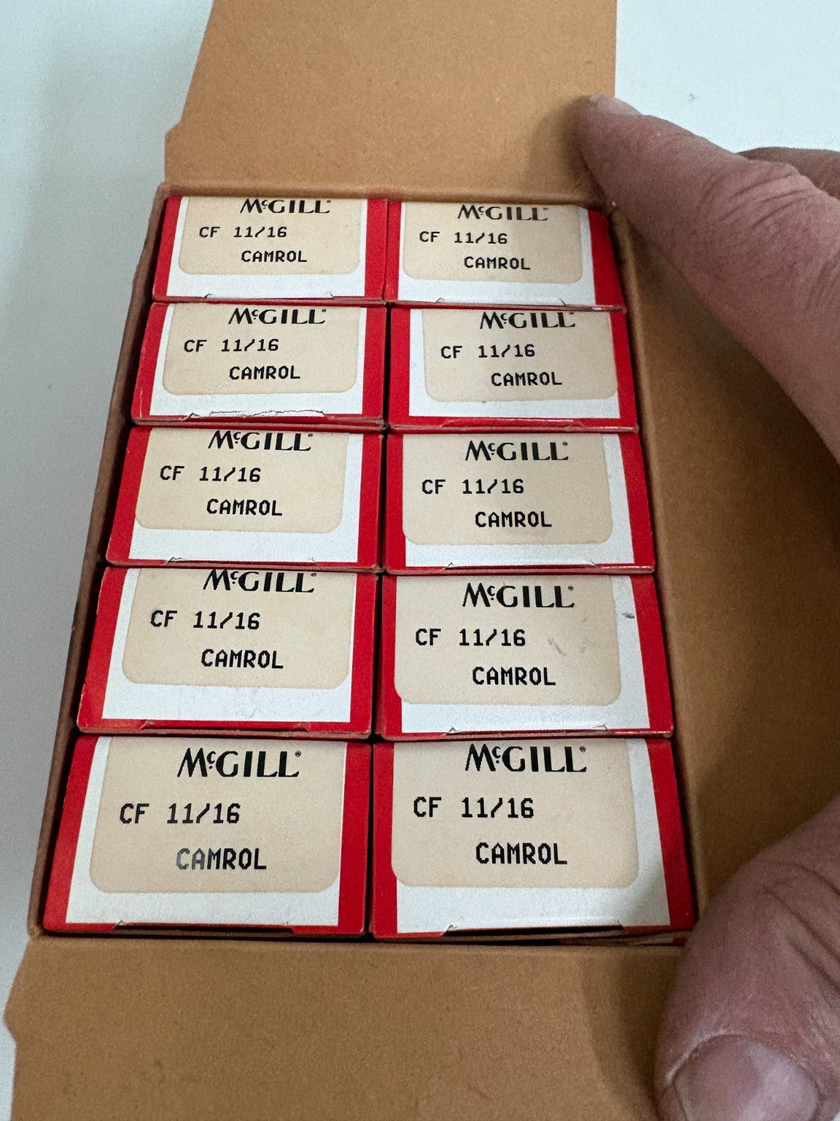 MCGILL STUD CAM FOLLOWER CF-11/16-S BOX OF 10