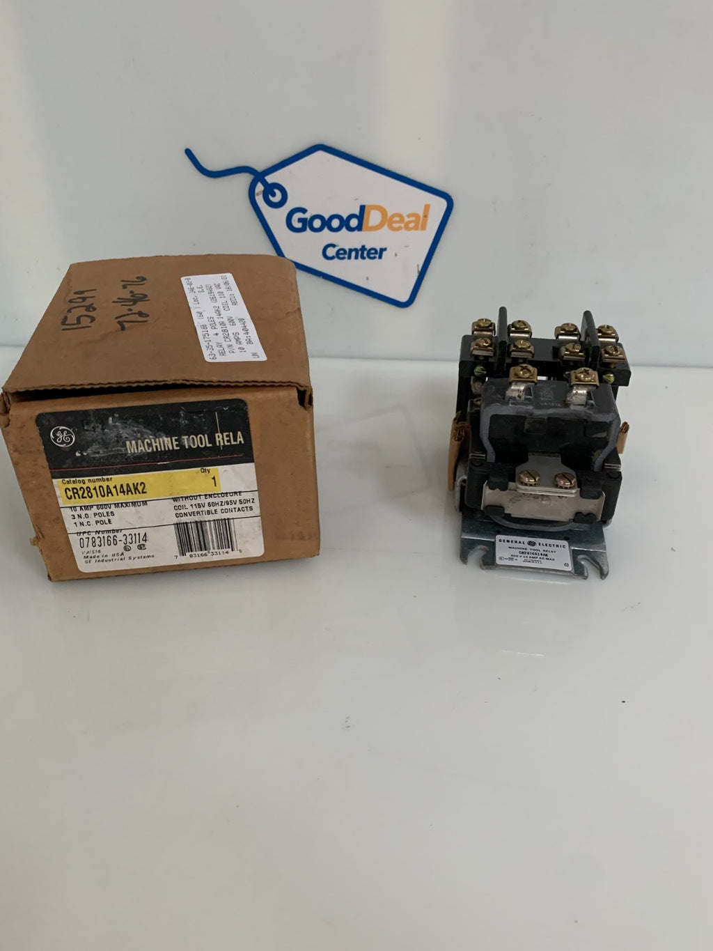 GENERAL ELECTRIC MACHINE TOOL RELAY CR2810A14AK20