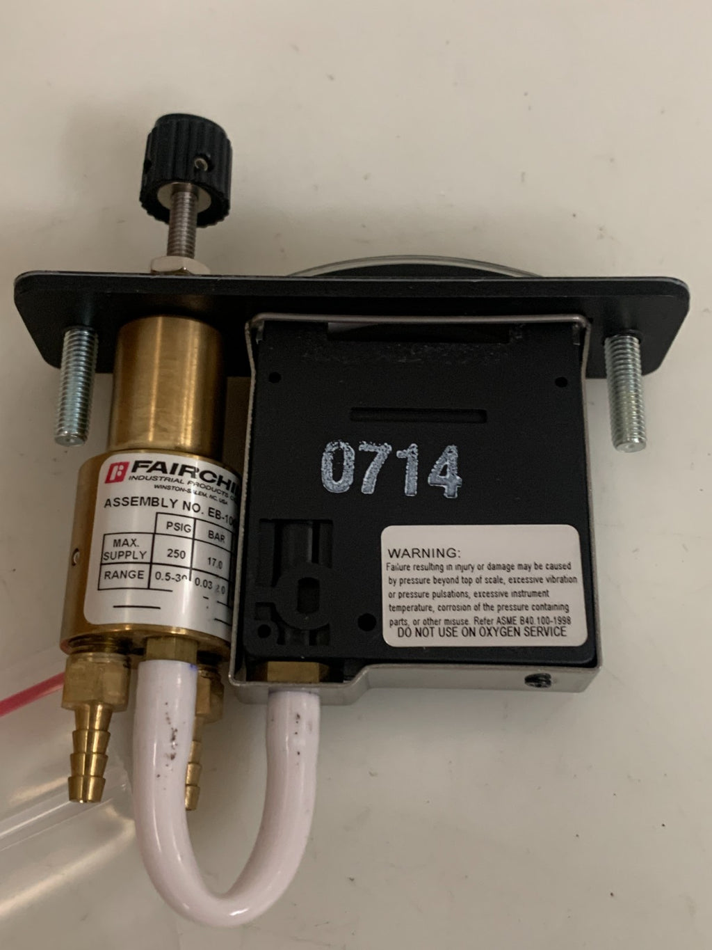FAIRCHILD PRESSURE REGULATOR INDICATING STATION MPL70PV3030