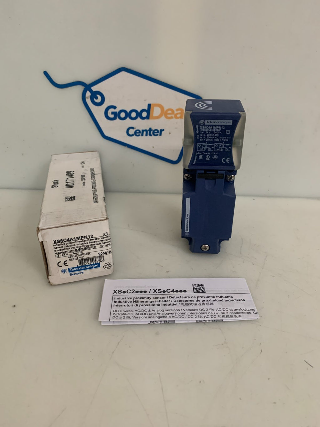 TELEMECANIQUE INDUCTIVE PROXIMITY SENSOR XS8C4A1MPN12