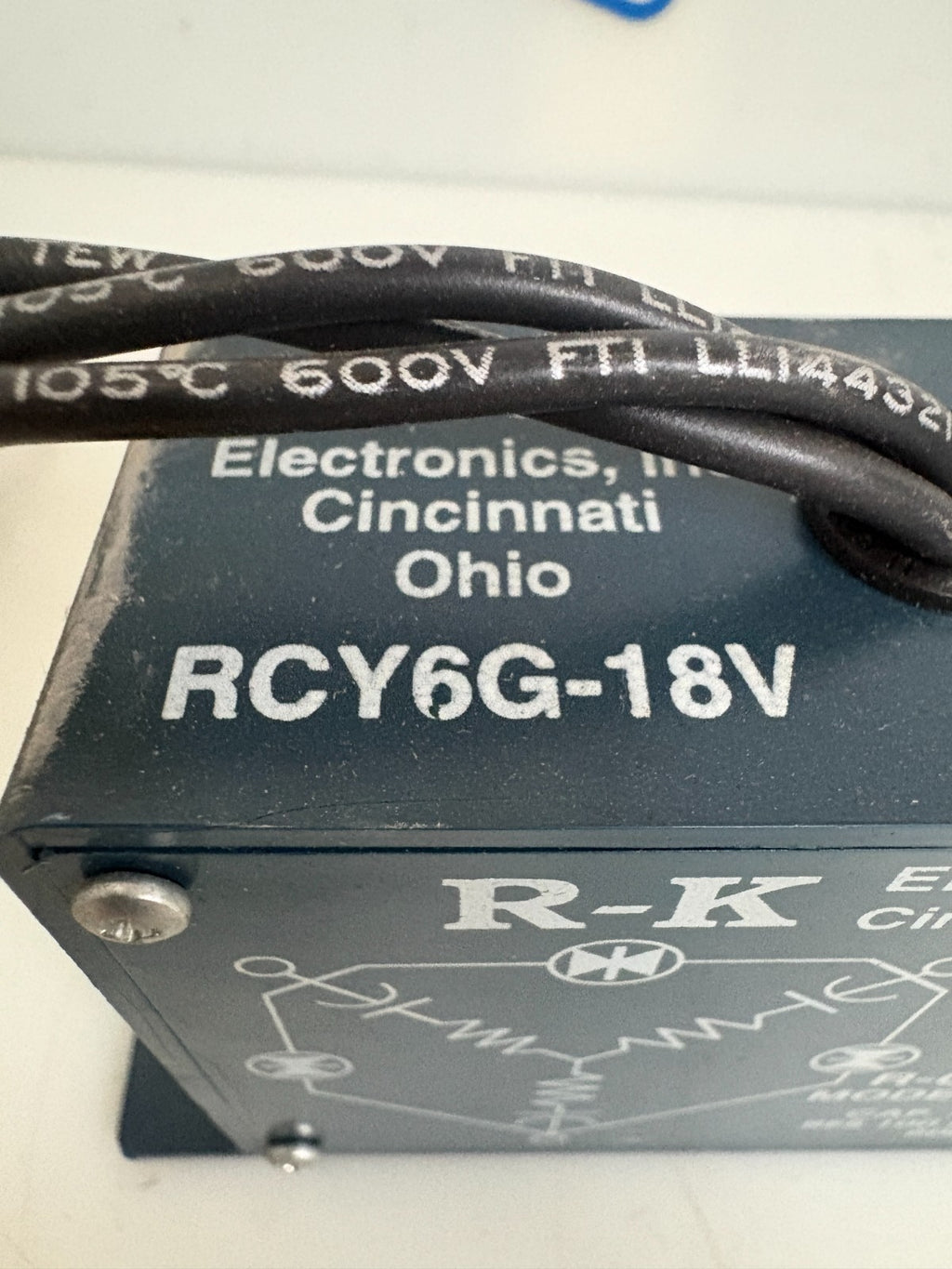 R-K ELECTRONICS NETWORK SUPPRESSOR RCY6G-18V