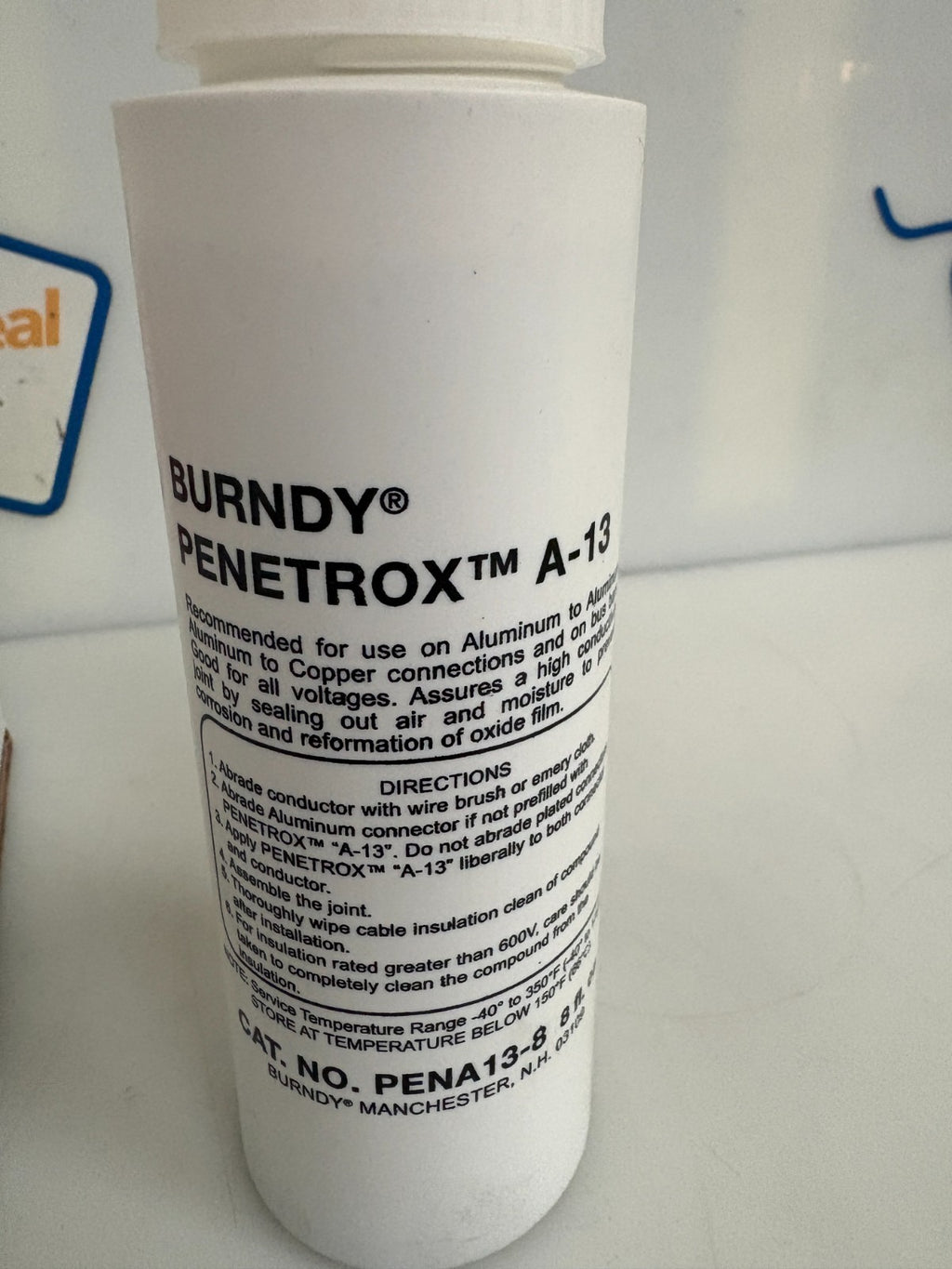 BURNDY PENETROX A-13 ELECTRICAL JOINT COMPOUND 12 BOTTLE OF 8 OZ PER CASE1