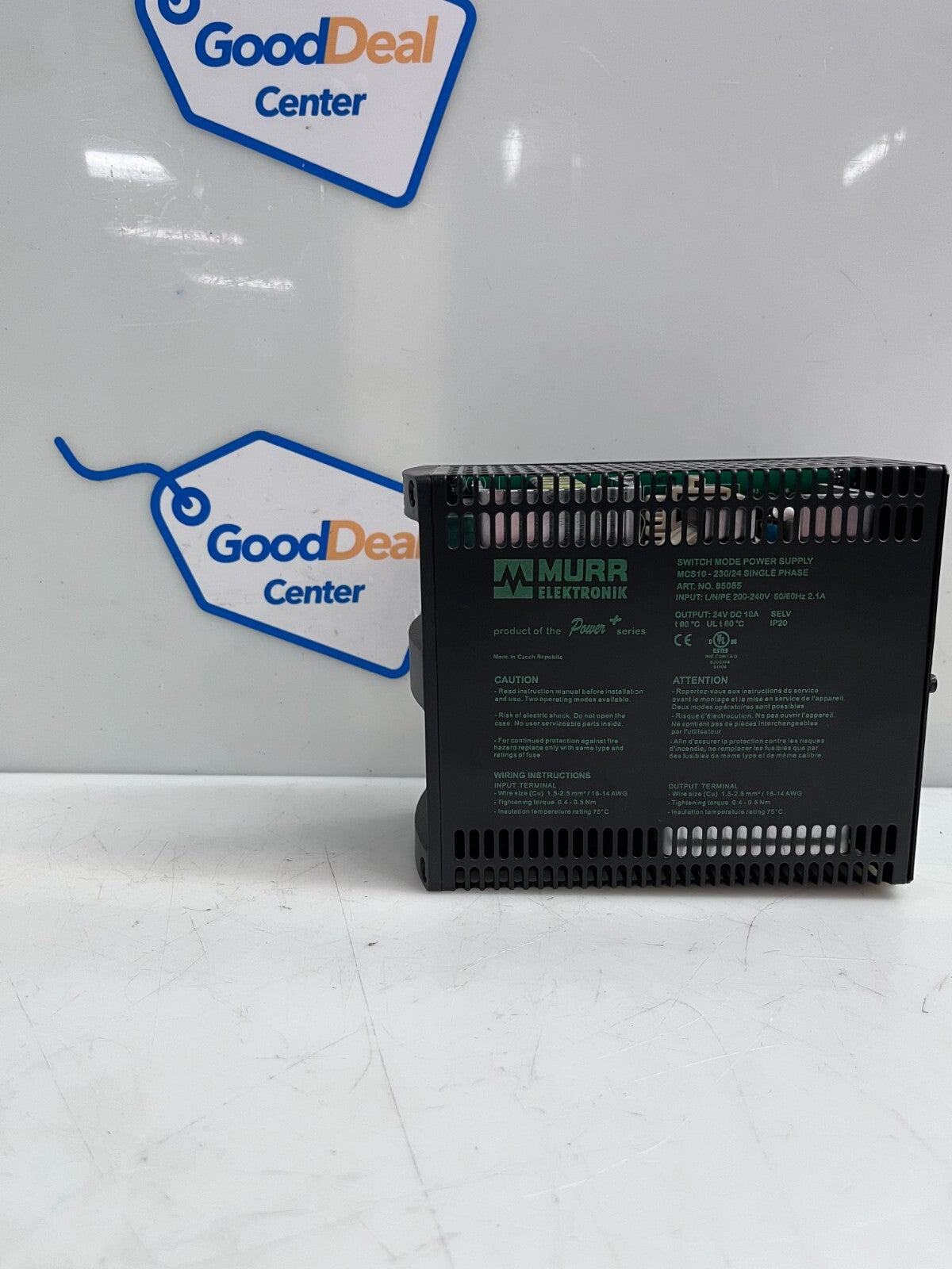 MURR ELEKTRONIK MCS10 230/24 Single Phase  Switch Mode Power Supply 85085
