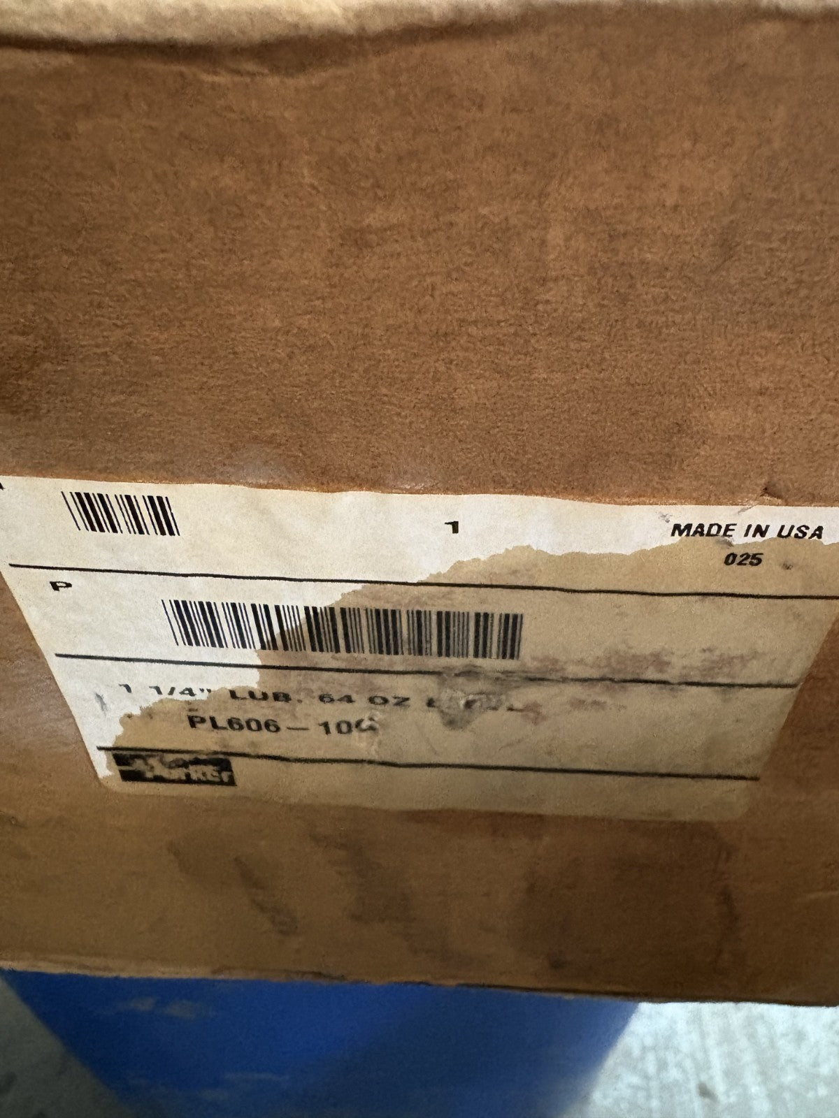 PARKER HI-FLO INLINE LUBRICATOR PL606-10G6