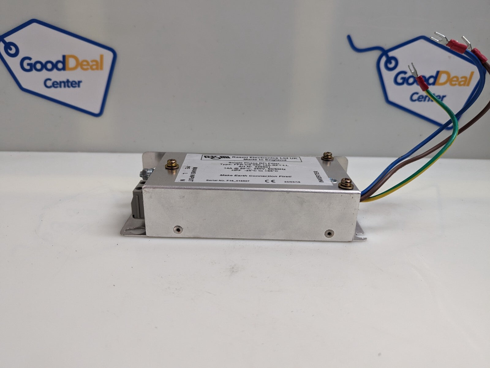 Rasmi Single Phase RFi Filter FFR-CS-050-14A-RF-1-LL