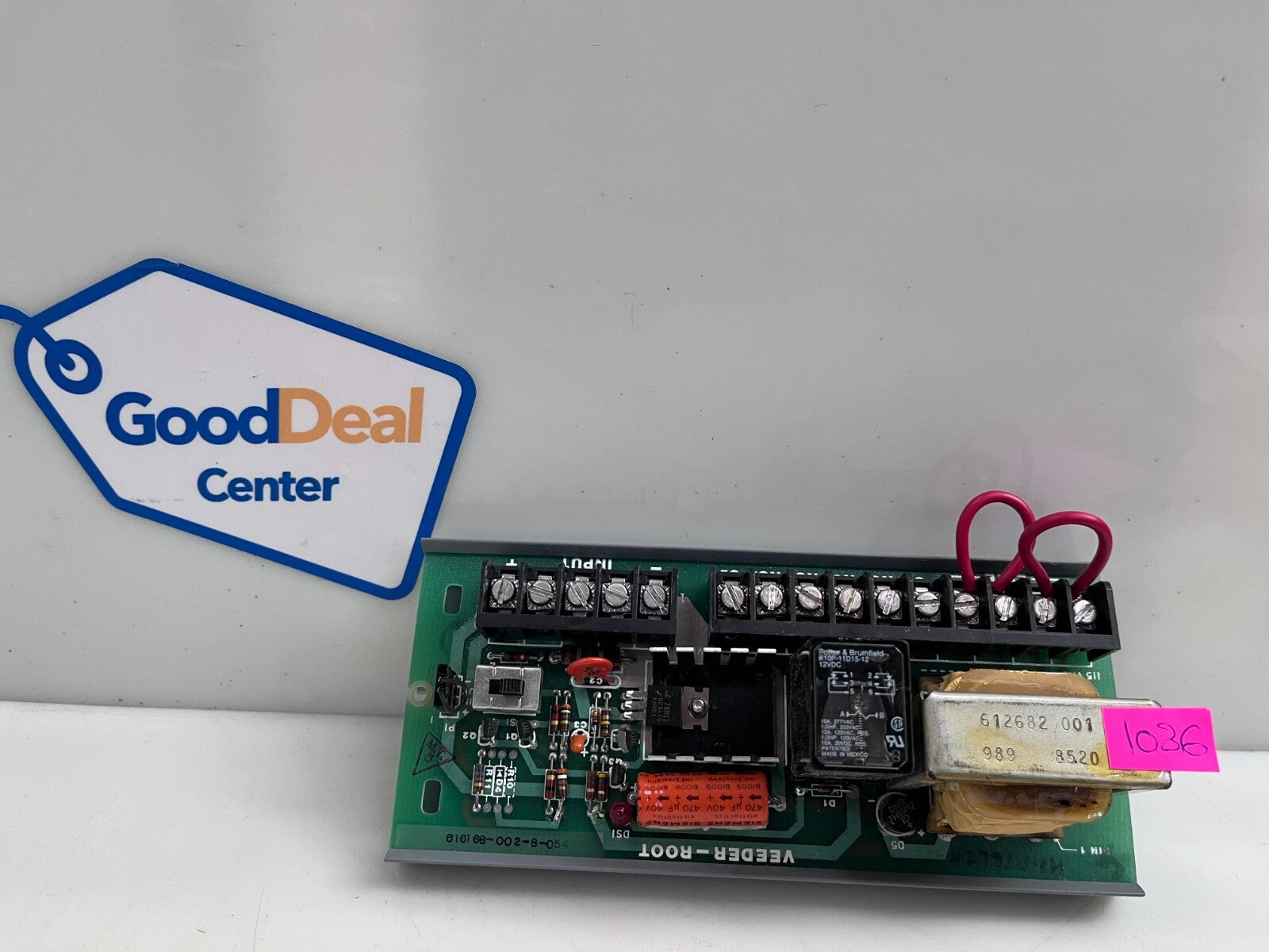 2 ITEMS TOGETHER : VEEDER ROOT CIRCUIT BOARD 612668 + Potter & Brumfield K10P