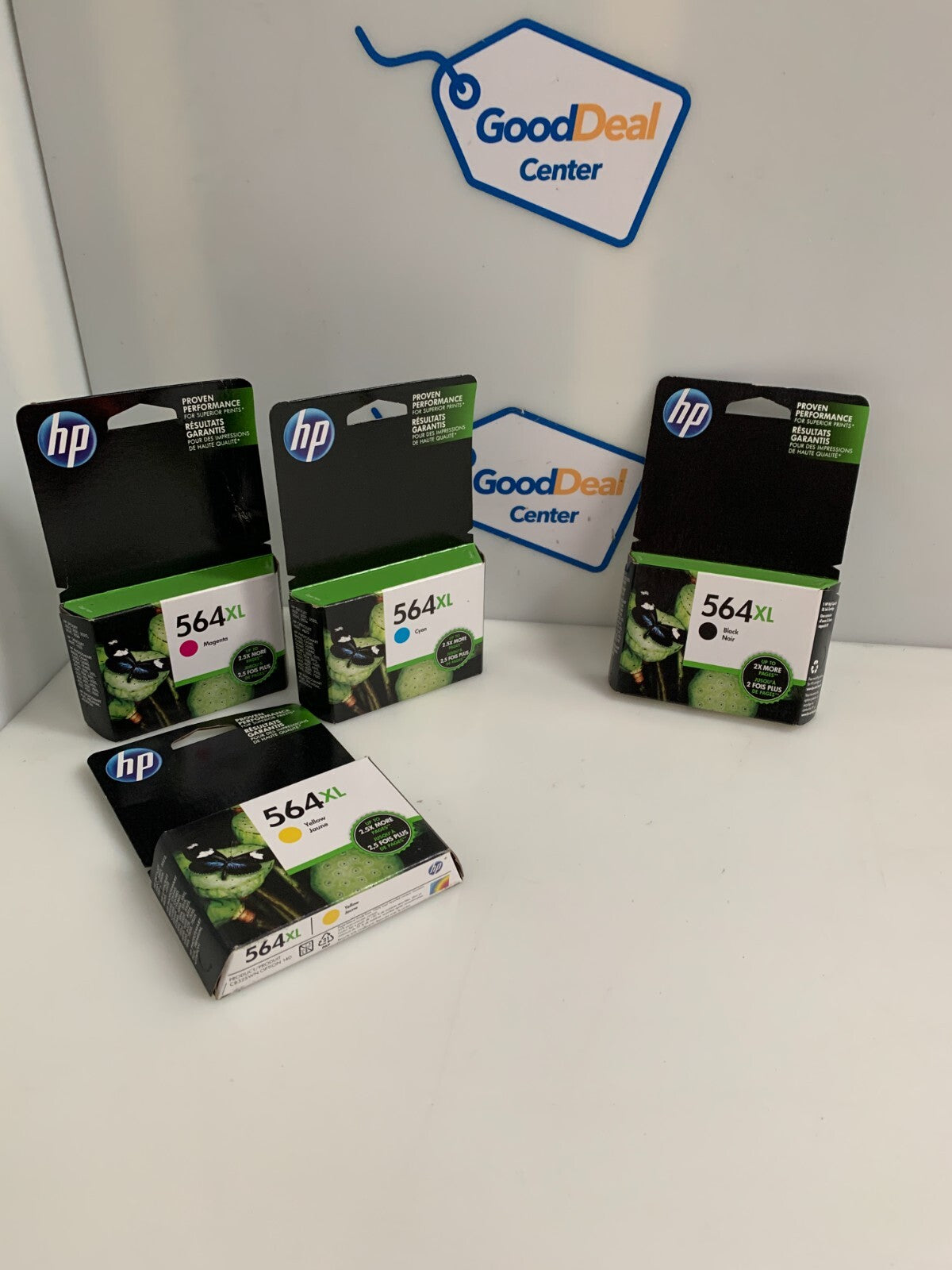 HP 564XL CARTRIDGE SET 1XBLACK 1XYELLOW 1X CYAN 1X MAGENTA