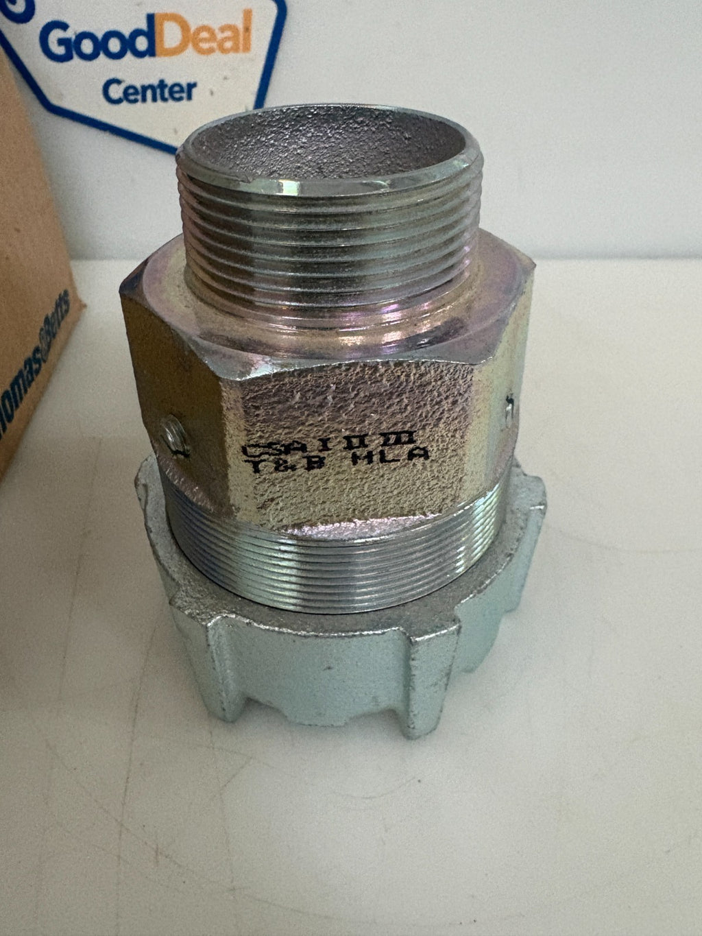LOT OF 4 ABB THOMAS & BETTS ALUM TECK CABLE FITTING 1 1/2" #104721
