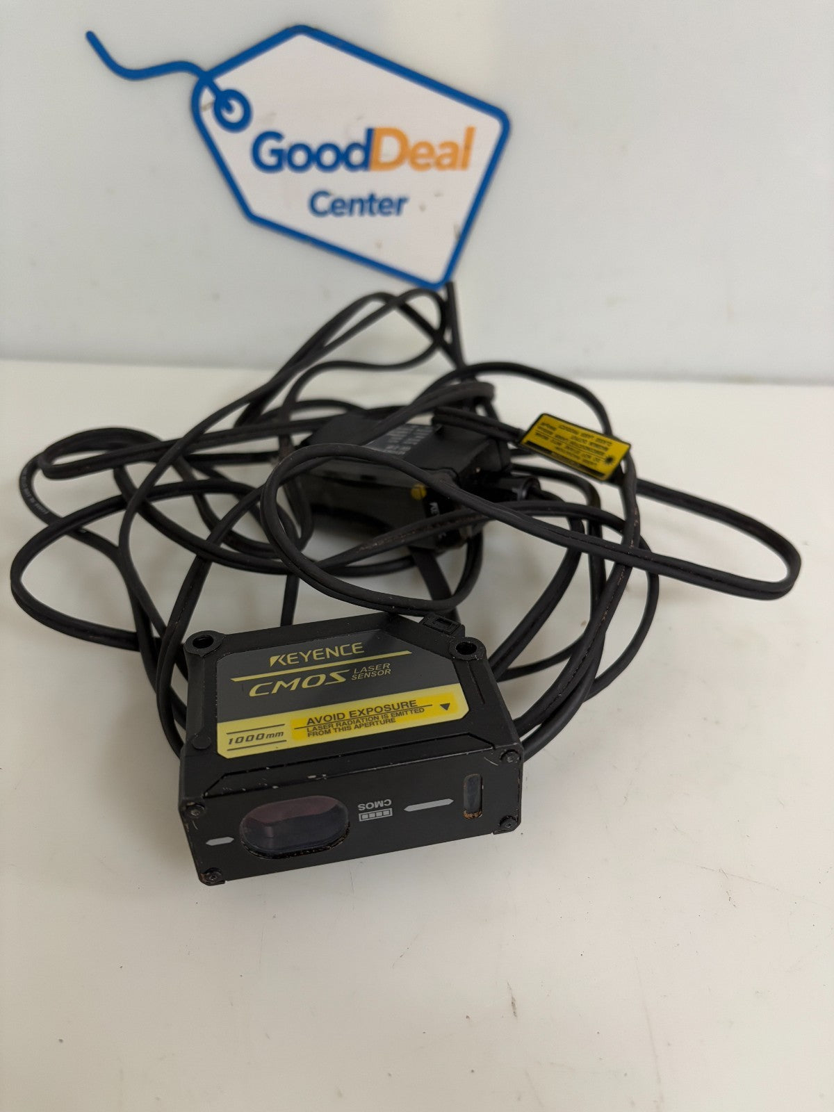 KEYENCE CMOS LASER SENSOR HEAD GV-H1000 W/GV-21P
