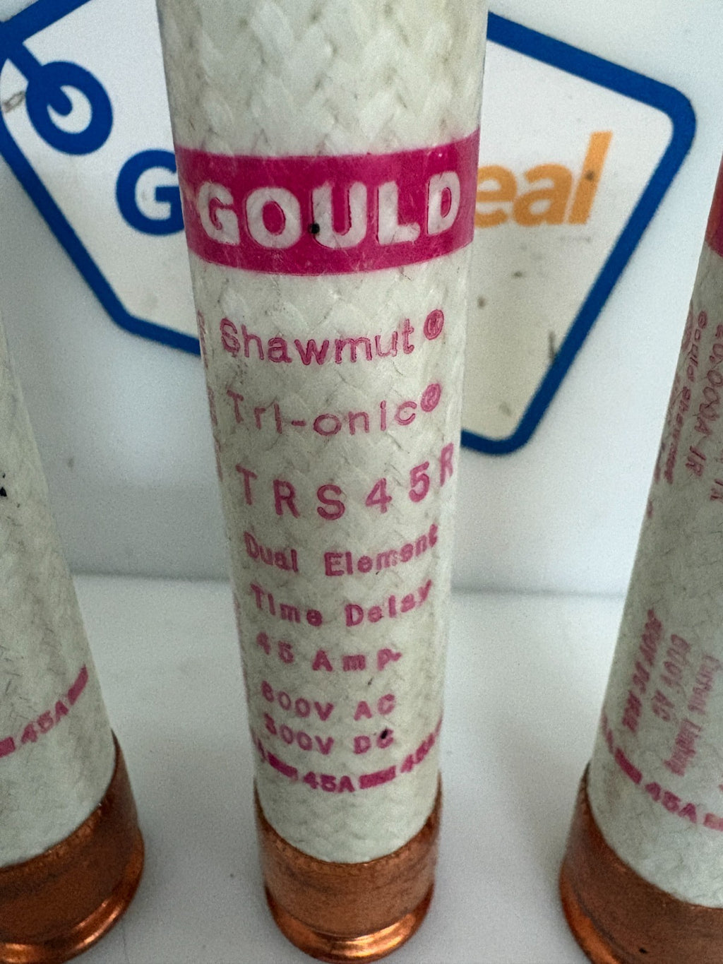 LOT OF 3 GOULD SHAWMUT TRS45R TRIONIC1