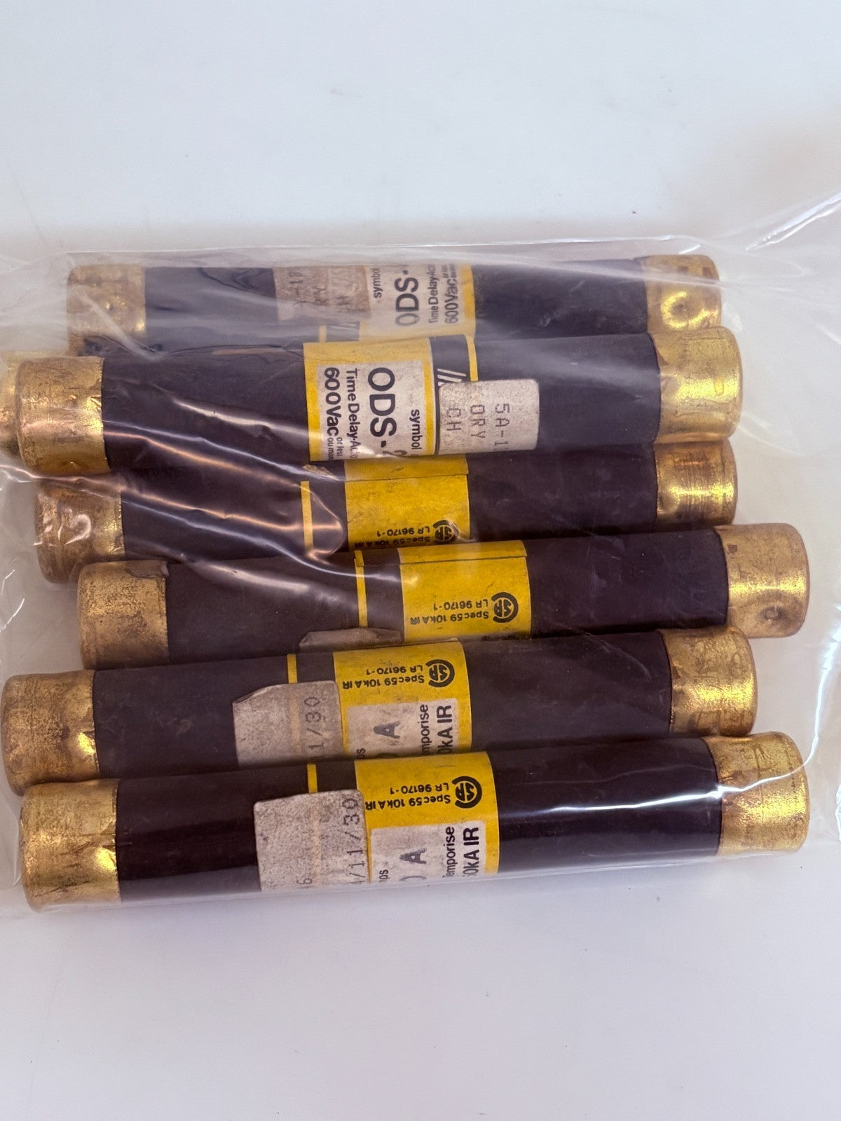 LOT OF 7 SYMBOL TIME DELAY 20 AMP FUSE 0DS-20A2