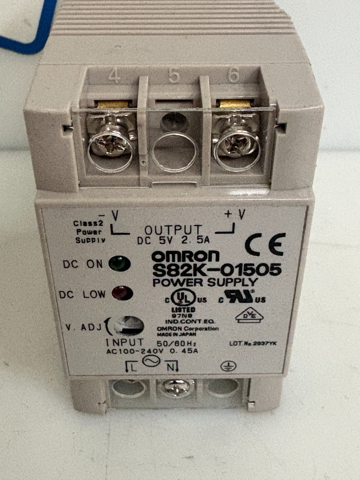 OMRON POWER SUPPLY S82K-015051