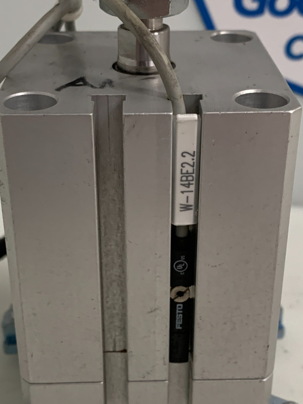 MINITEC P30001/0 117.30 PNEUMATIC CYLINDER W/FESTO SENSOR - FITTING