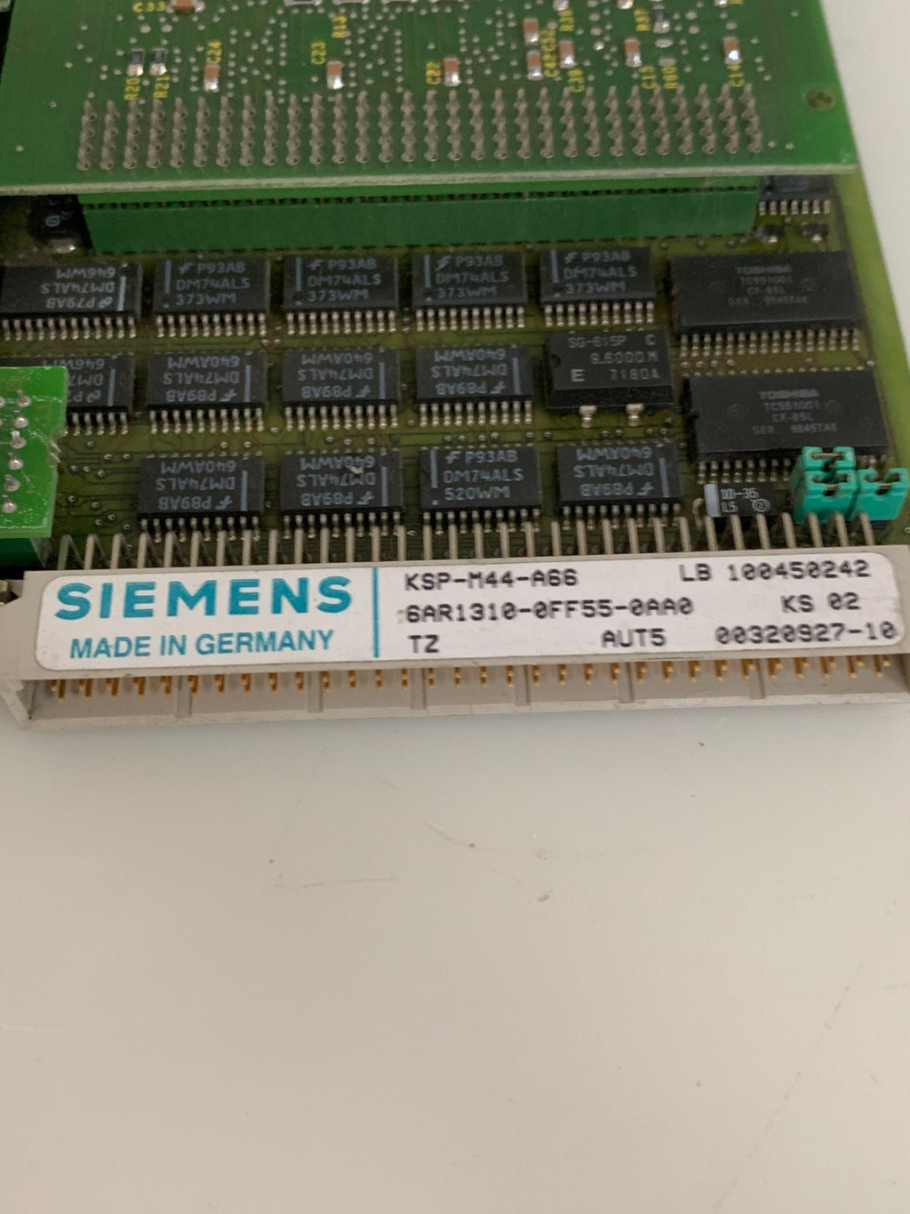 SIEMENS MACHINE CONTROLLER CARD 00320927-10 6 AR1310-OFF55-OAAO