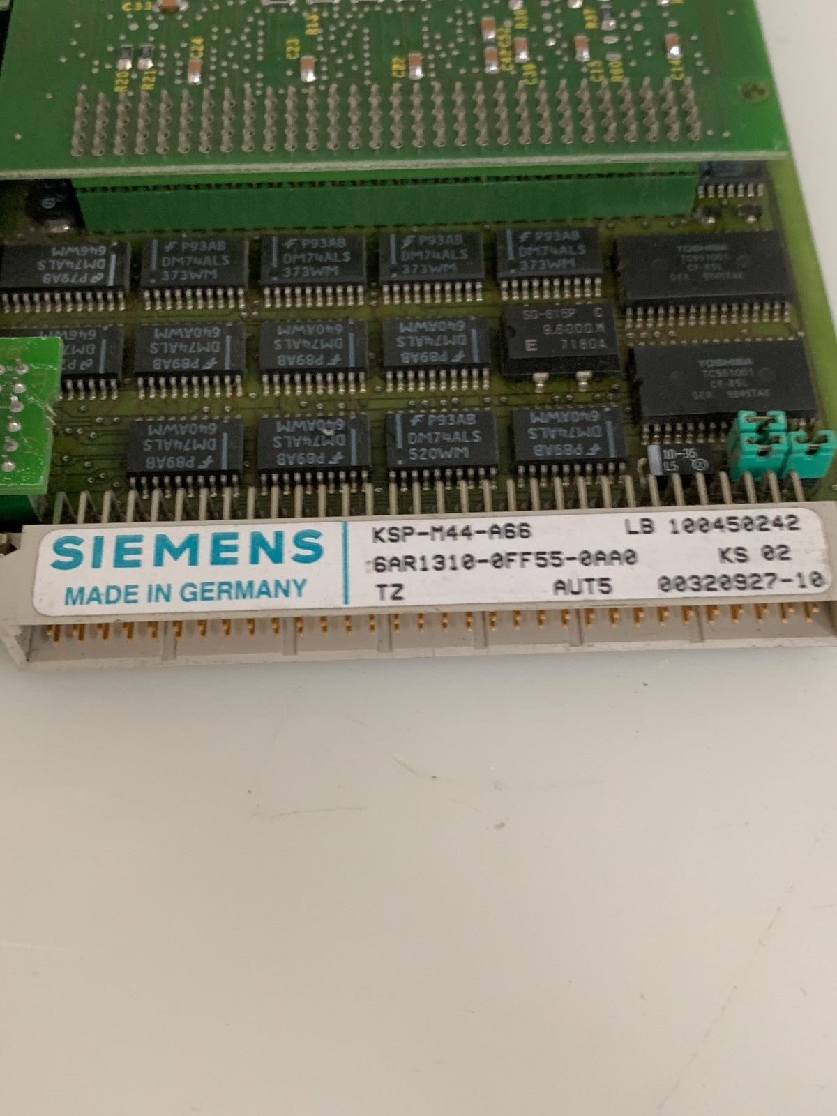SIEMENS MACHINE CONTROLLER CARD 00320927-10 6 AR1310-OFF55-OAAO