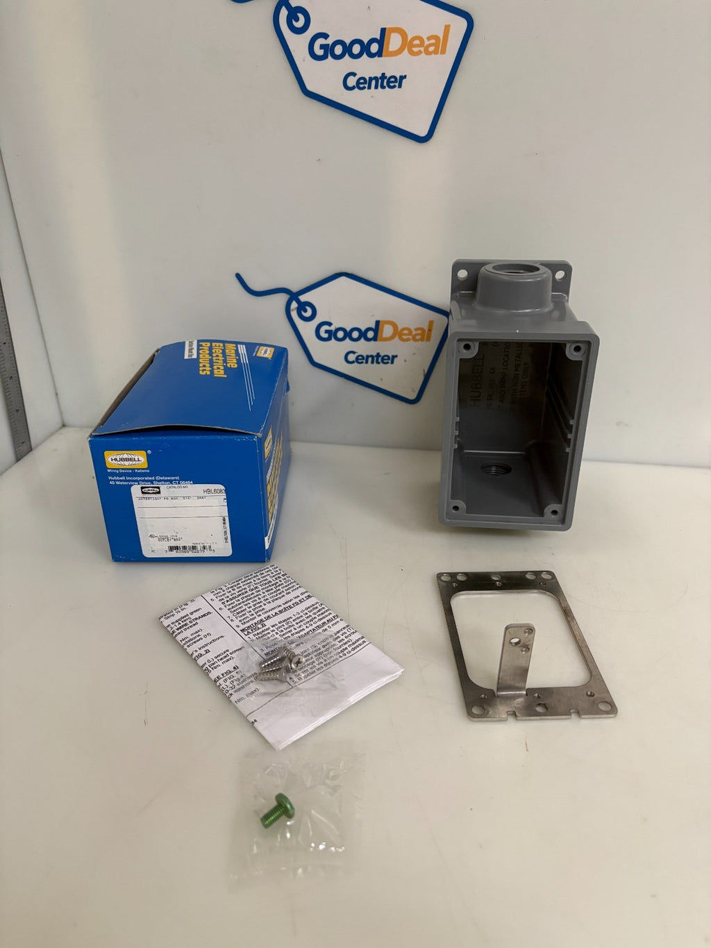 HUBBELL WATERTIGHT FD BOX 3/4 GRAY # HBL6083 0