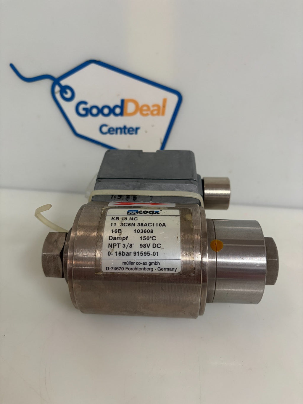 COAH HIGH PRESSURE COAXIAL VALVE KB 15 NC