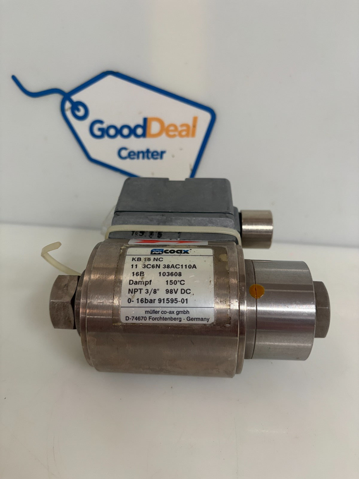 COAH HIGH PRESSURE COAXIAL VALVE KB 15 NC