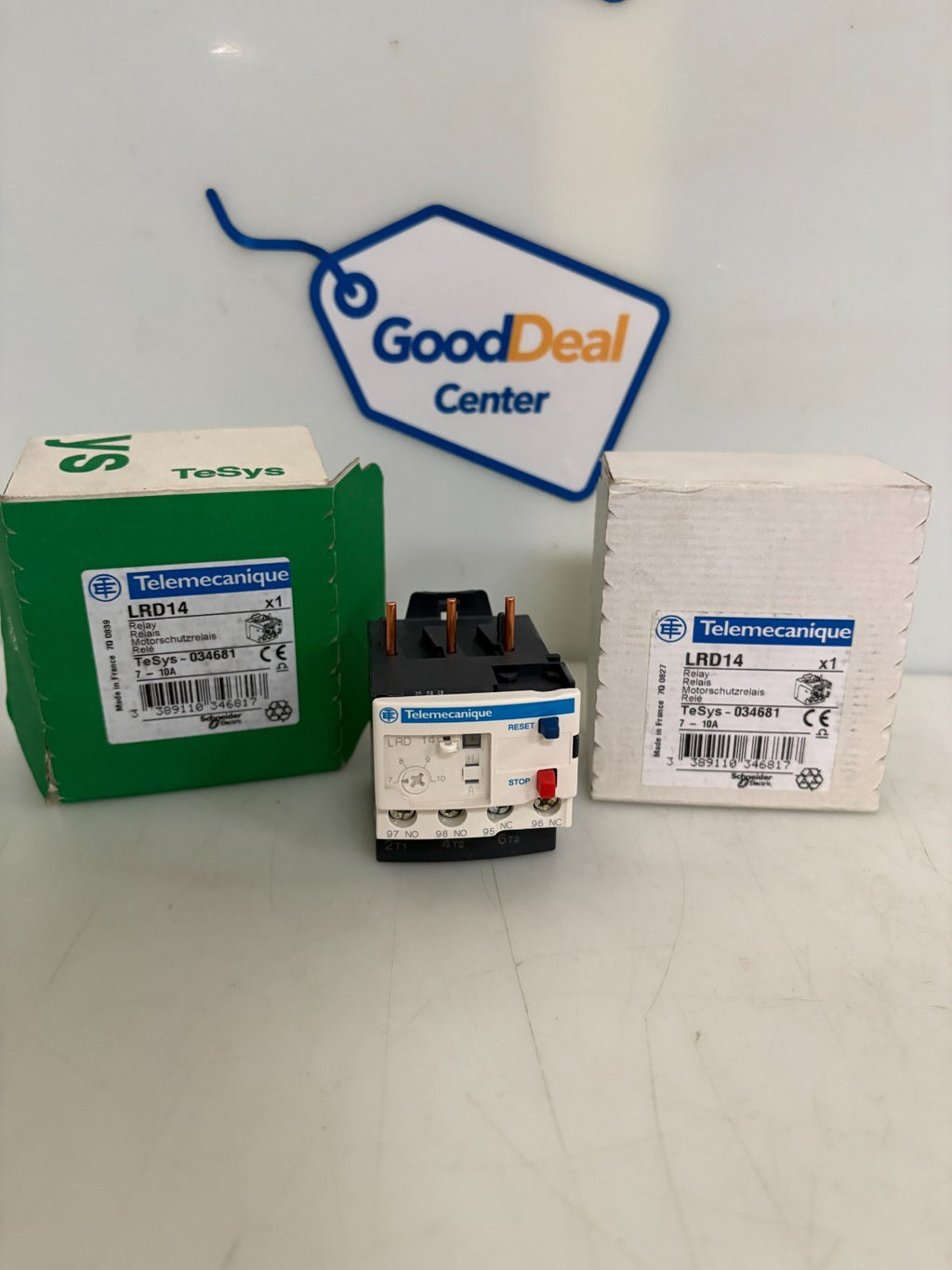 LOT OF 2 TELEMECANIQUE OVERLOAD RELAY LRD140