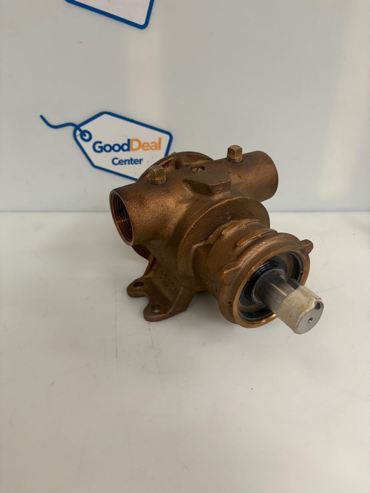 JABSCO MODEL 6400-1051 BRASS PEDESTAL IMPELLER PUMP 0