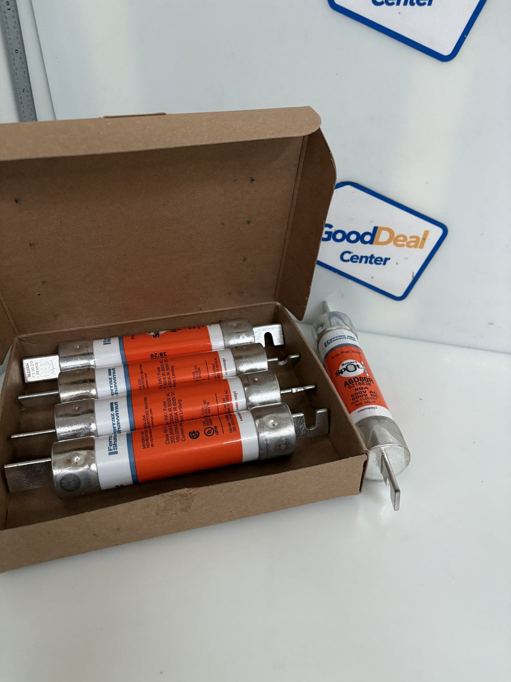 MERSEN AMP-TRAP RK1 FUSE A6D 80R BOX OF 5