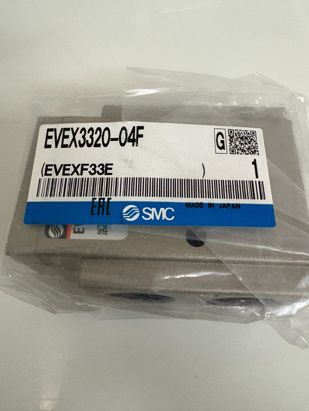 SMC AIR OPERATED POWER VALVE EVEX 3320-04F