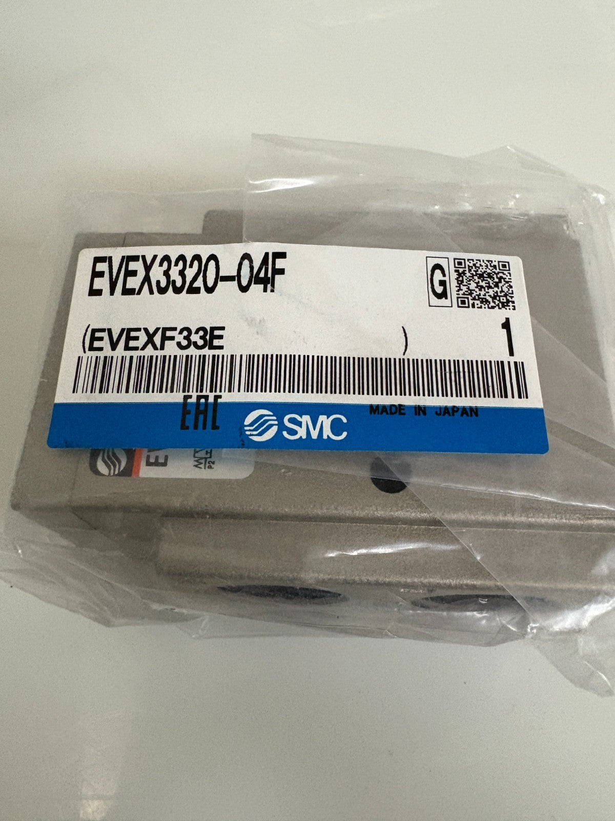 SMC AIR OPERATED POWER VALVE EVEX 3320-04F