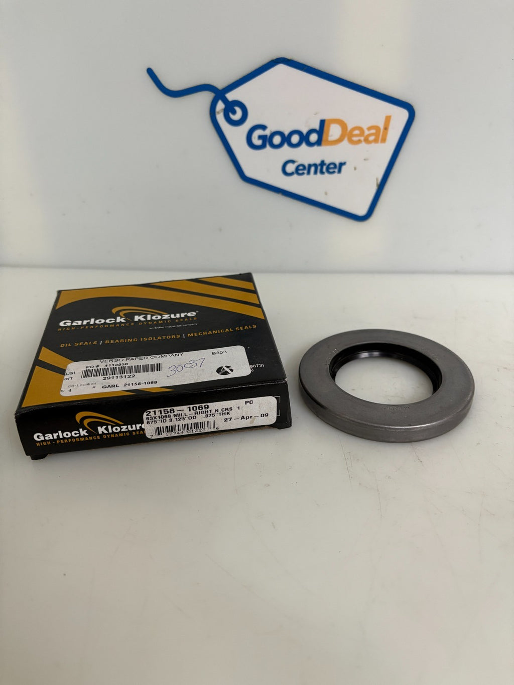 GARLOCK KLOZURE ISOLATOR BEARING SEAL 21158-1069