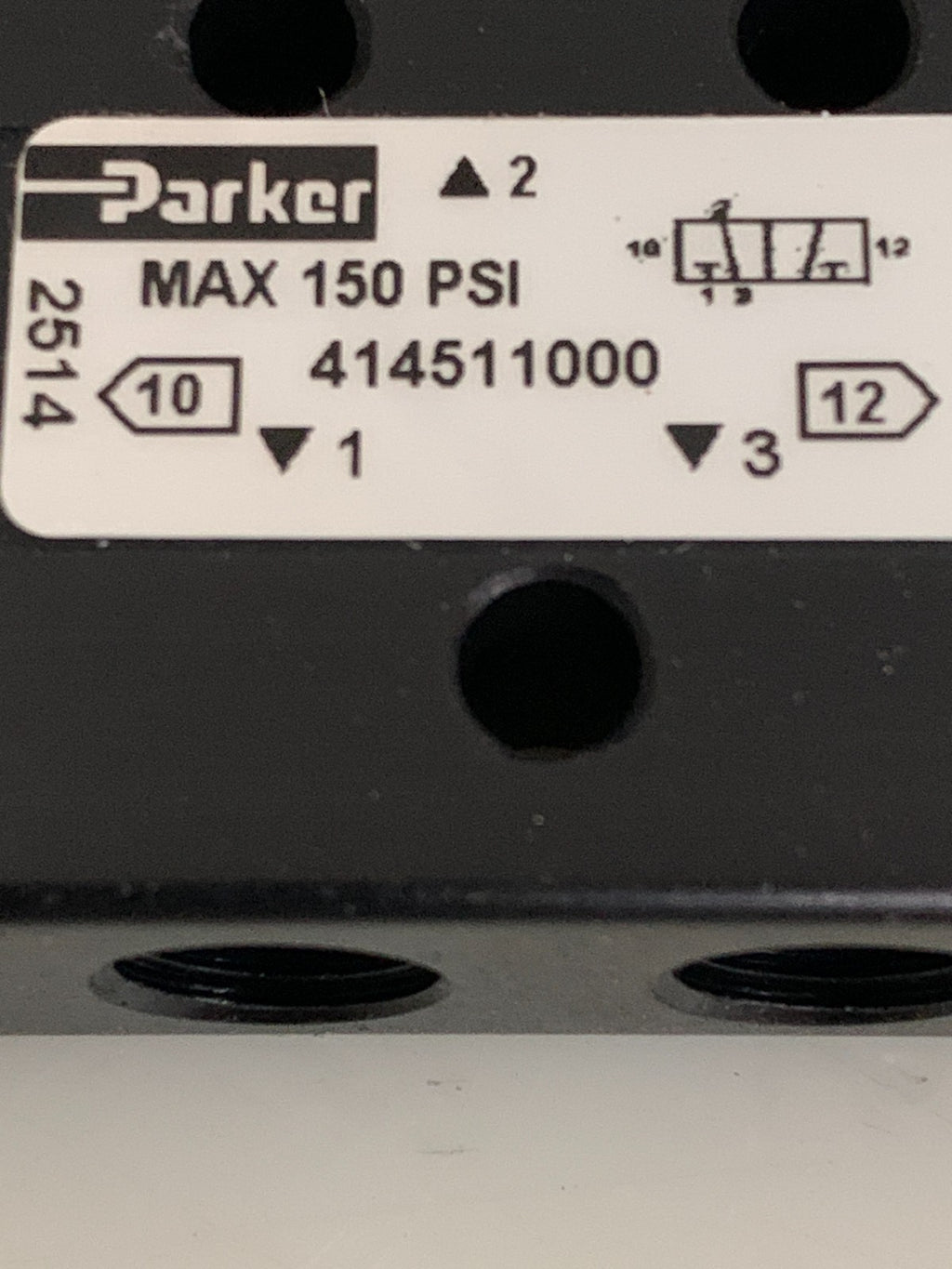 PARKER SCHRADER BELLOWS 3 WAY SPOOL VALVE 414511000
