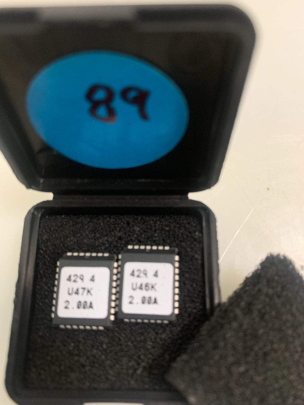 Lot of 2 Lectra Systèmes 710429 AA 429 4 U47K 2.00A Chips