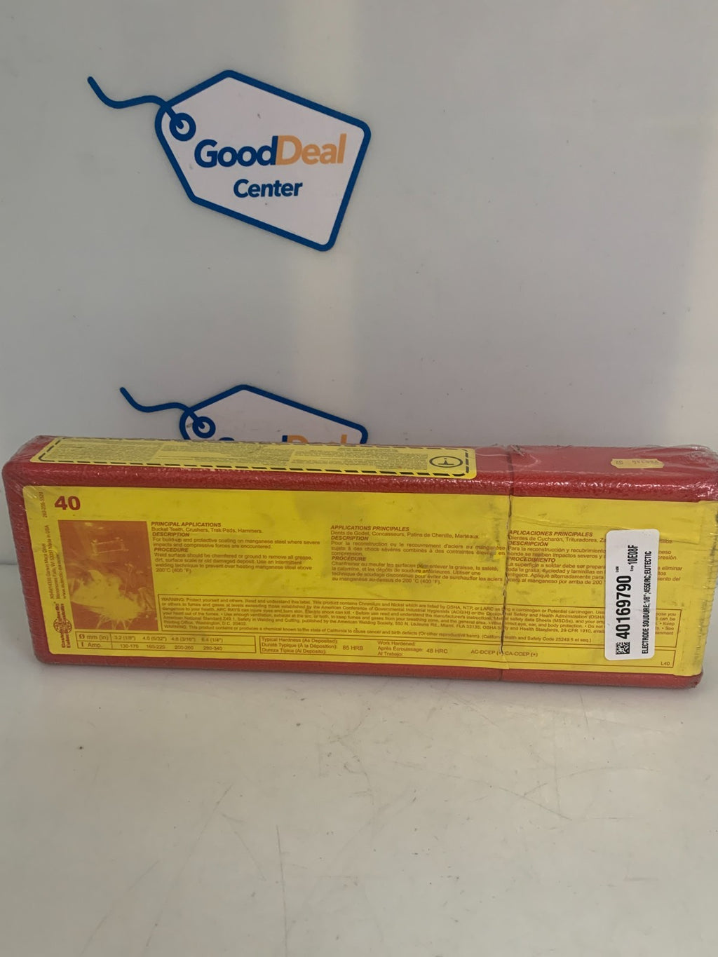 CASTOLIN EUTECTIC #40 BUCKET TEETH - CRUSHERS ELECTRODE 10 LB0