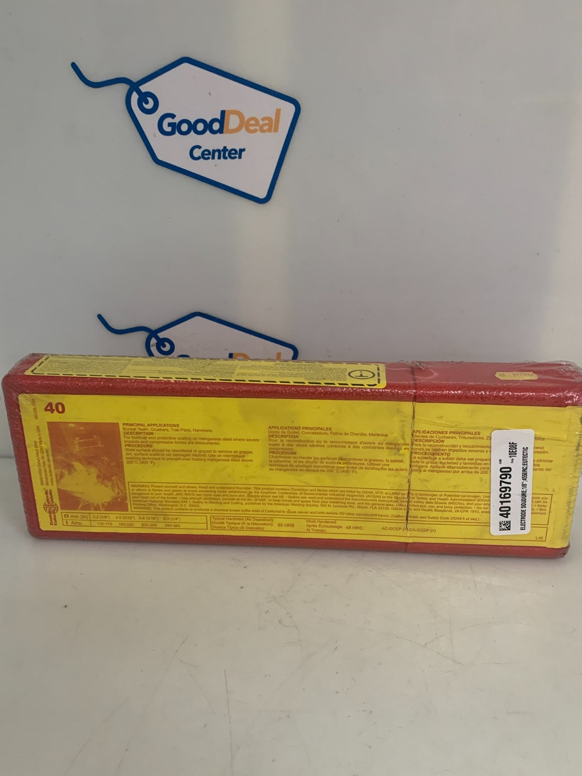 CASTOLIN EUTECTIC #40 BUCKET TEETH - CRUSHERS ELECTRODE 10 LB0