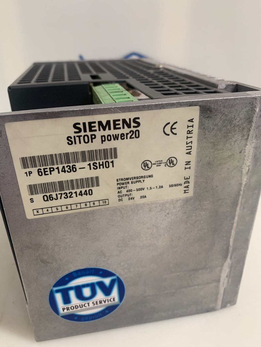 SIEMENS SITOP POWER 20 POWER SUPPLY