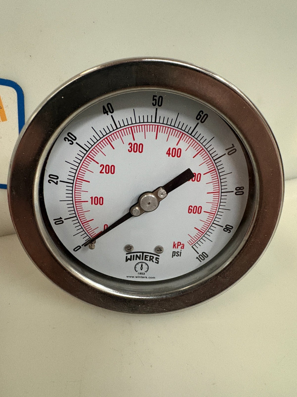 WINTERS 4" PRESSURE SCALE 1094 1/4 NPT 