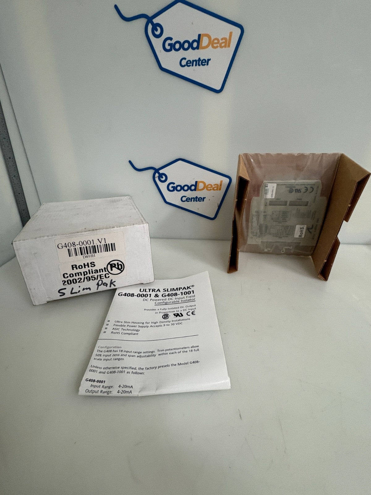 INVENSYS ACTION INSTRUMENTS ULTRA SLIMPAK CONFIGURABLE ISOLATOR G408-0001.V1