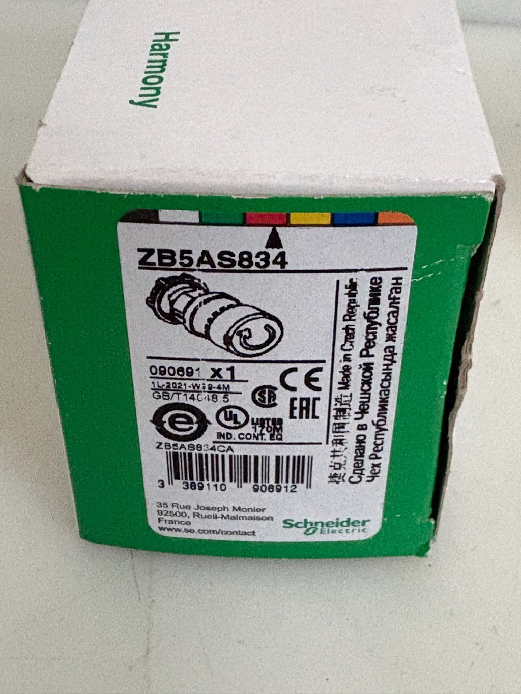 SCHNEIDER ELECTRIC EMERGENCY STOP BUTTON ZB5AS834 2