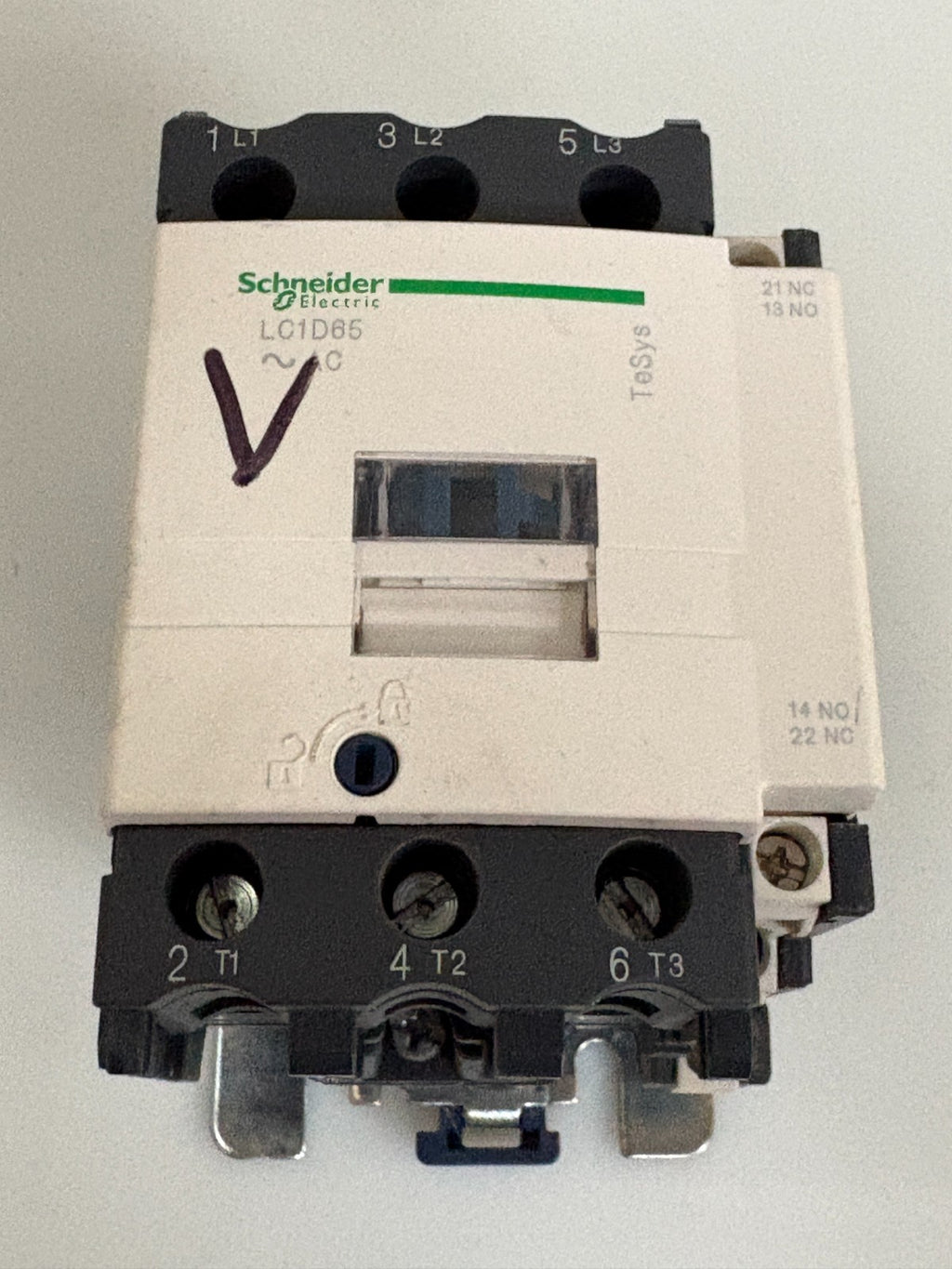 SCHNEIDER MAGNETIC CONTACTOR LC1D65