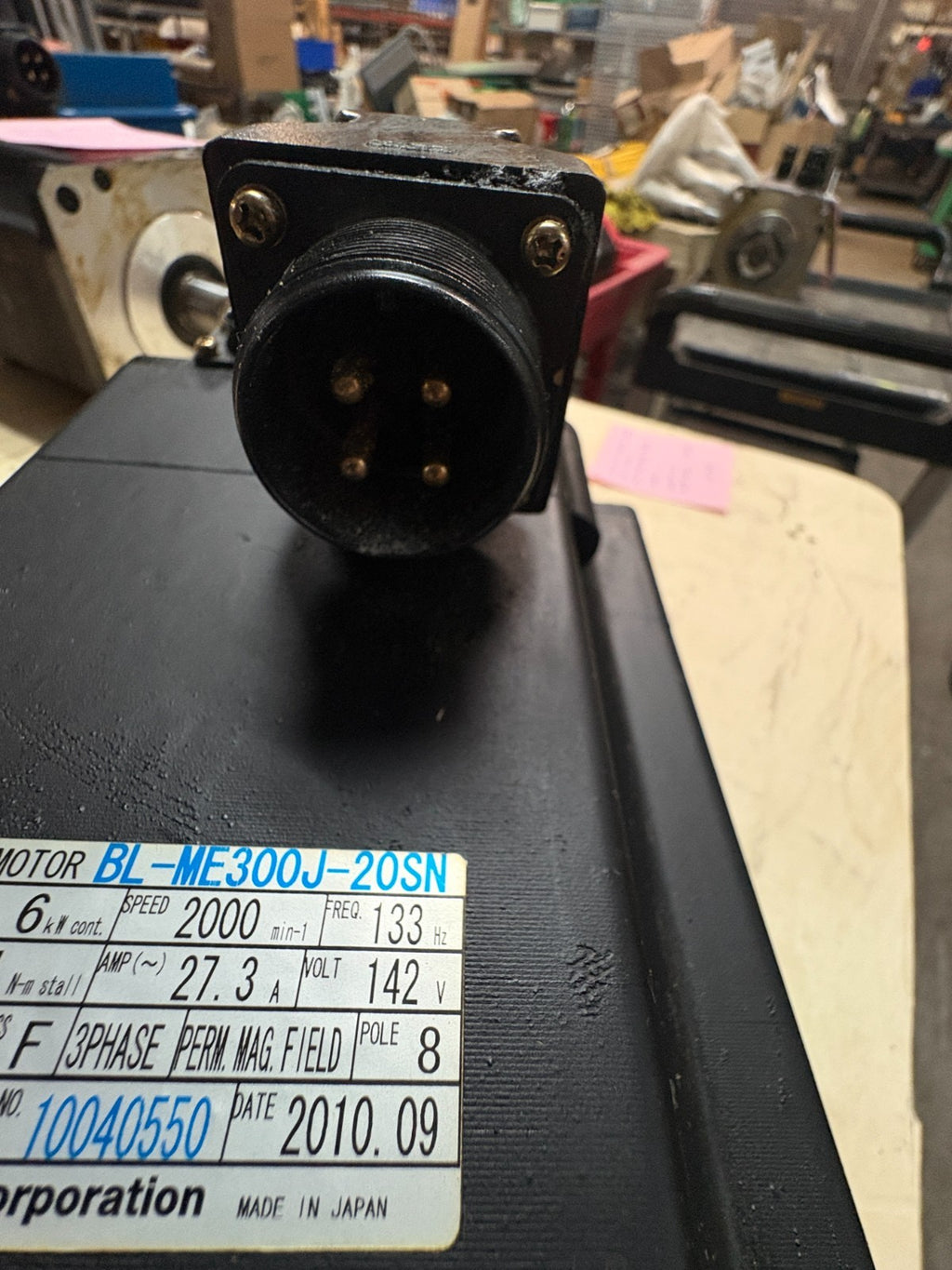 OKUMA SERVO MOTOR BL-MOTOR BL-ME300J-20SN