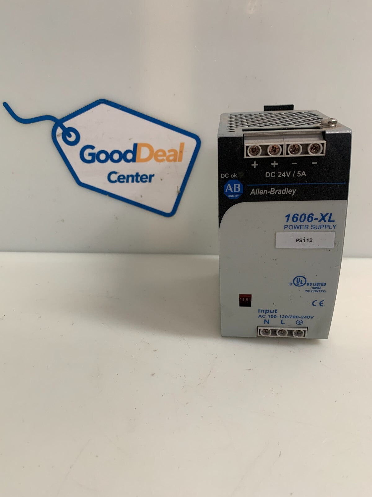 ALLEN BRADLEY POWER SUPPLY 1606-XL 1606-XL12OD SER A 24V 5A0