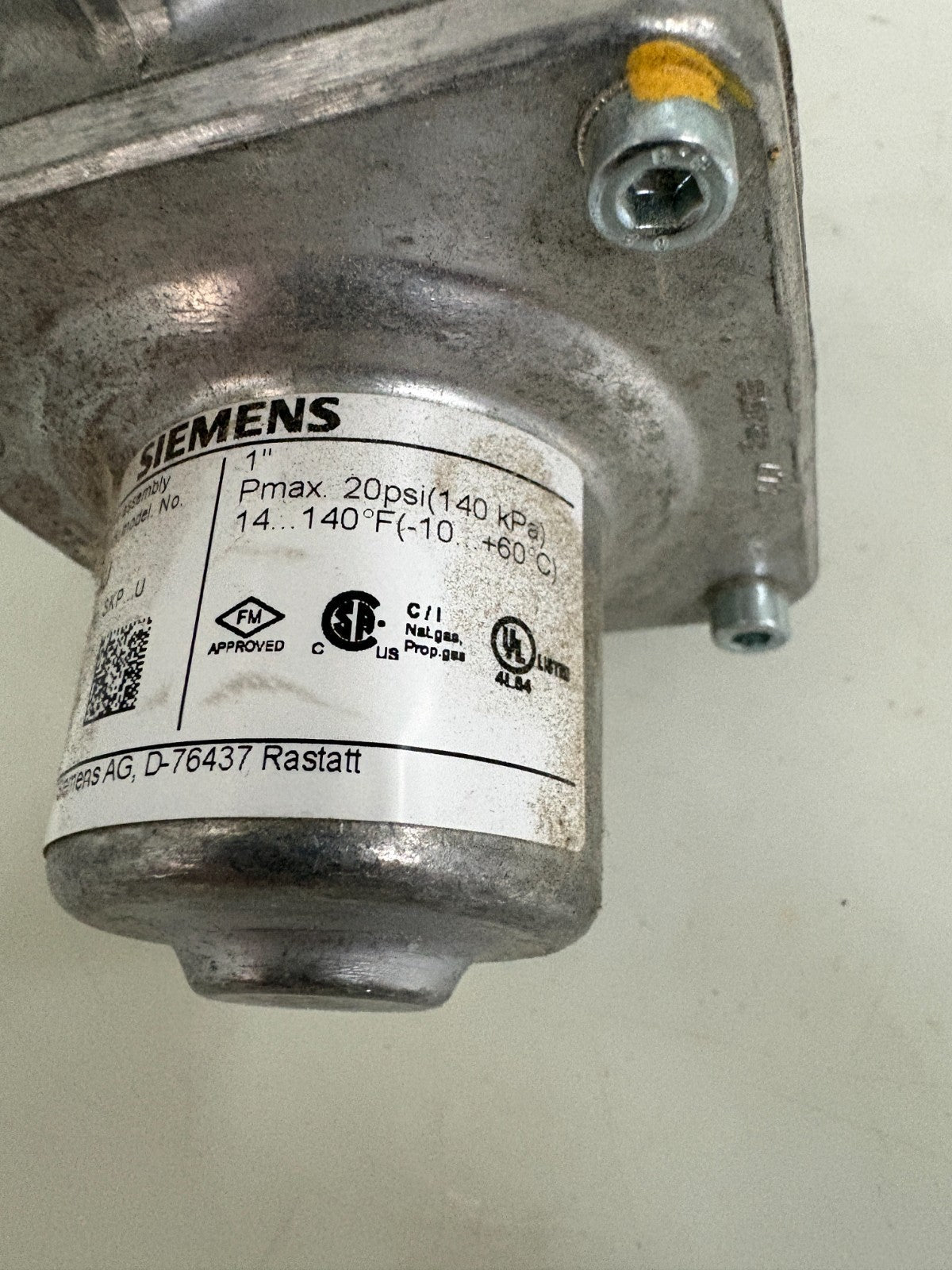 SIEMENS GAS VALVE 3/4" VGG10.204U