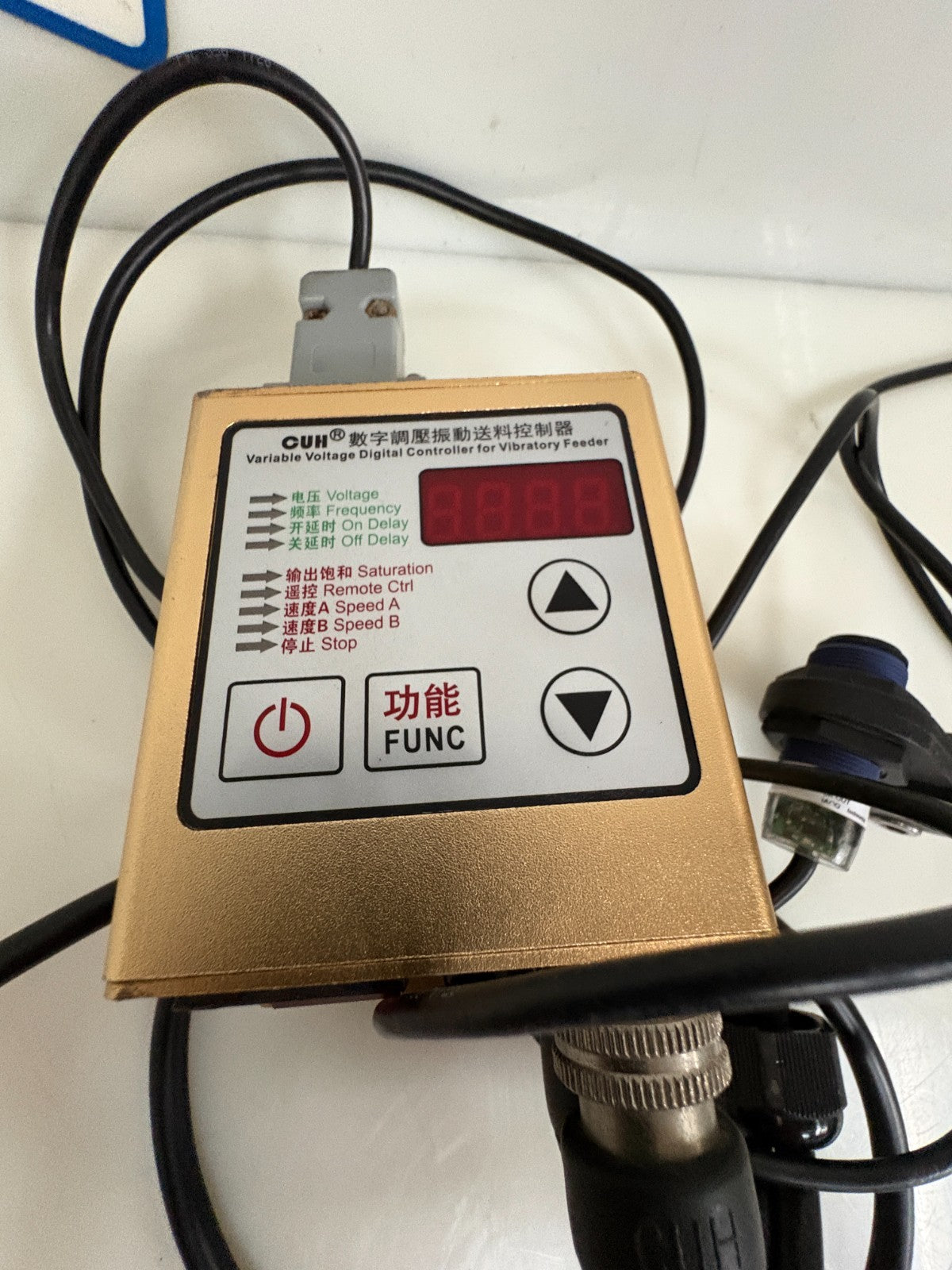CUH VARIABLE DIGITAL CONTROLLER FOR VIBRATORY FEEDER SDVC20-S W/PANASONIC SENSOR