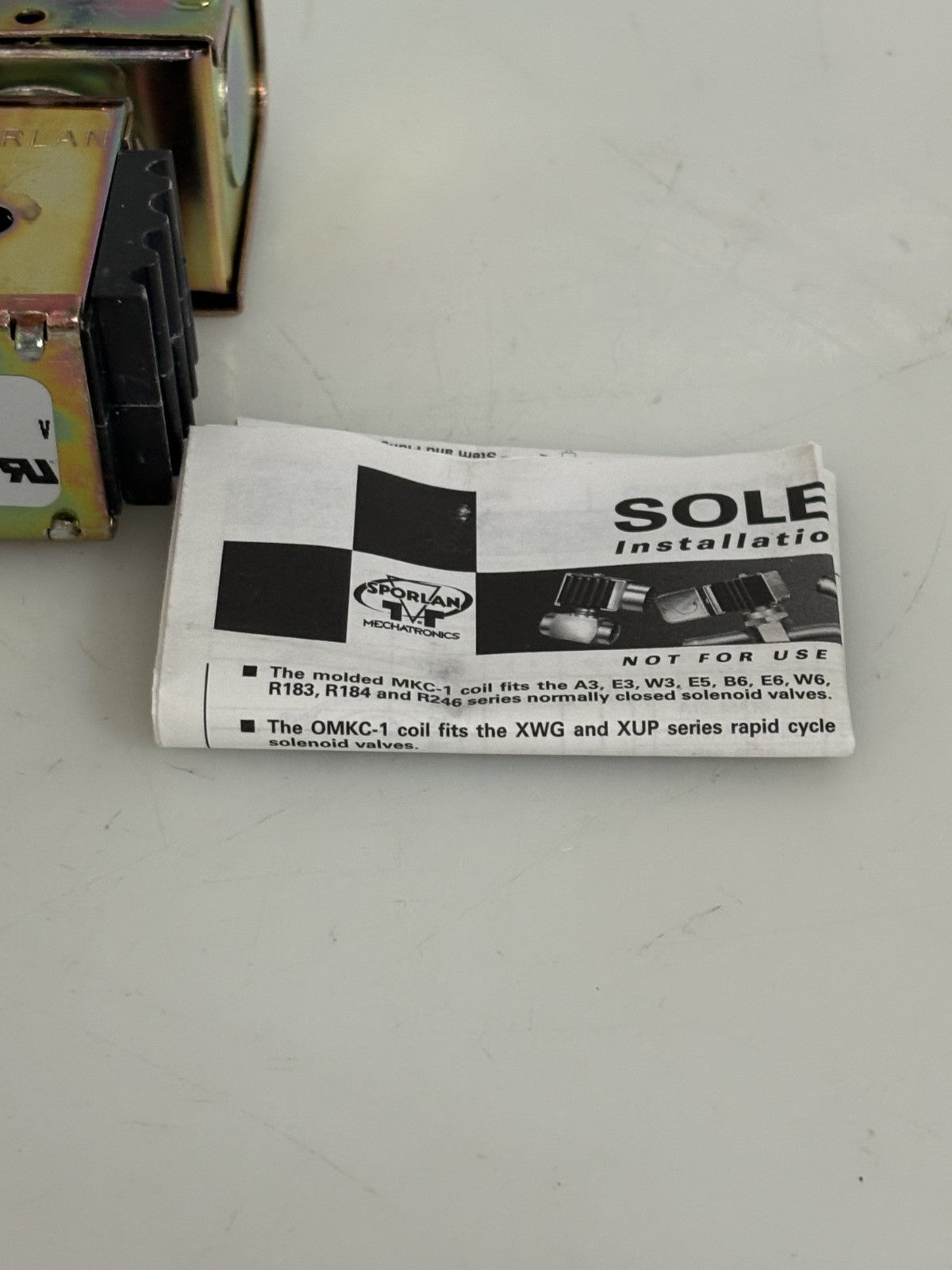 SPORLAN SOLENOID COIL KIT MKC-1
