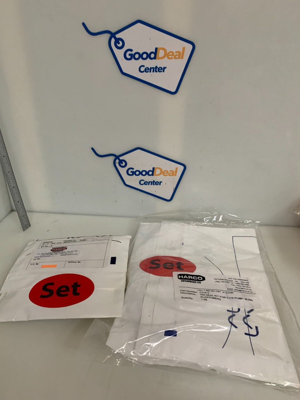 LOT OF 2 HARCO TRI SEAL KIT FOR C 114-3